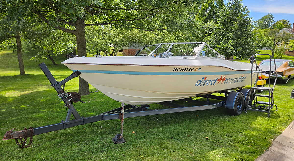 It's not a car, but this late 1970s boat is indeed a Chrysler product.
