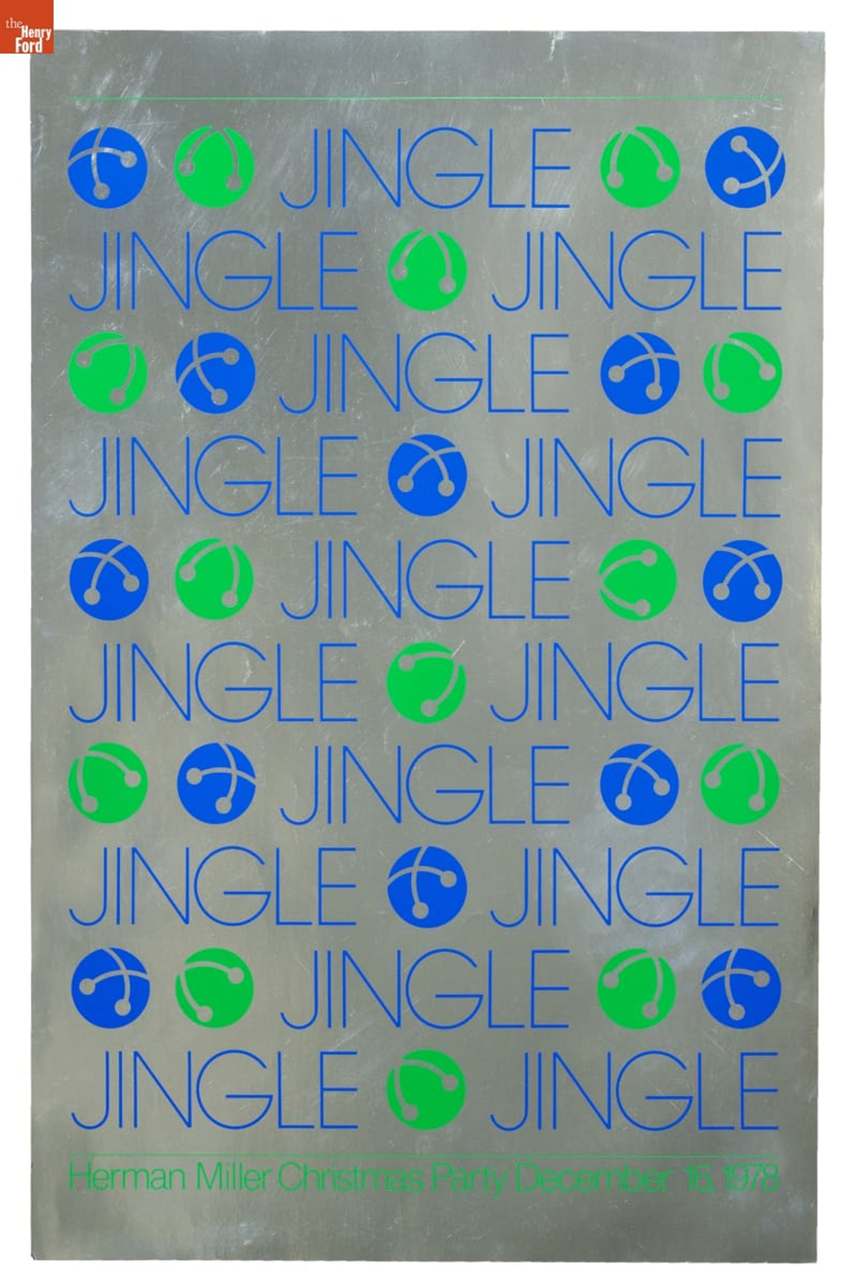 Herman Miller Christmas Party Poster, Jingle, December 16, 1978