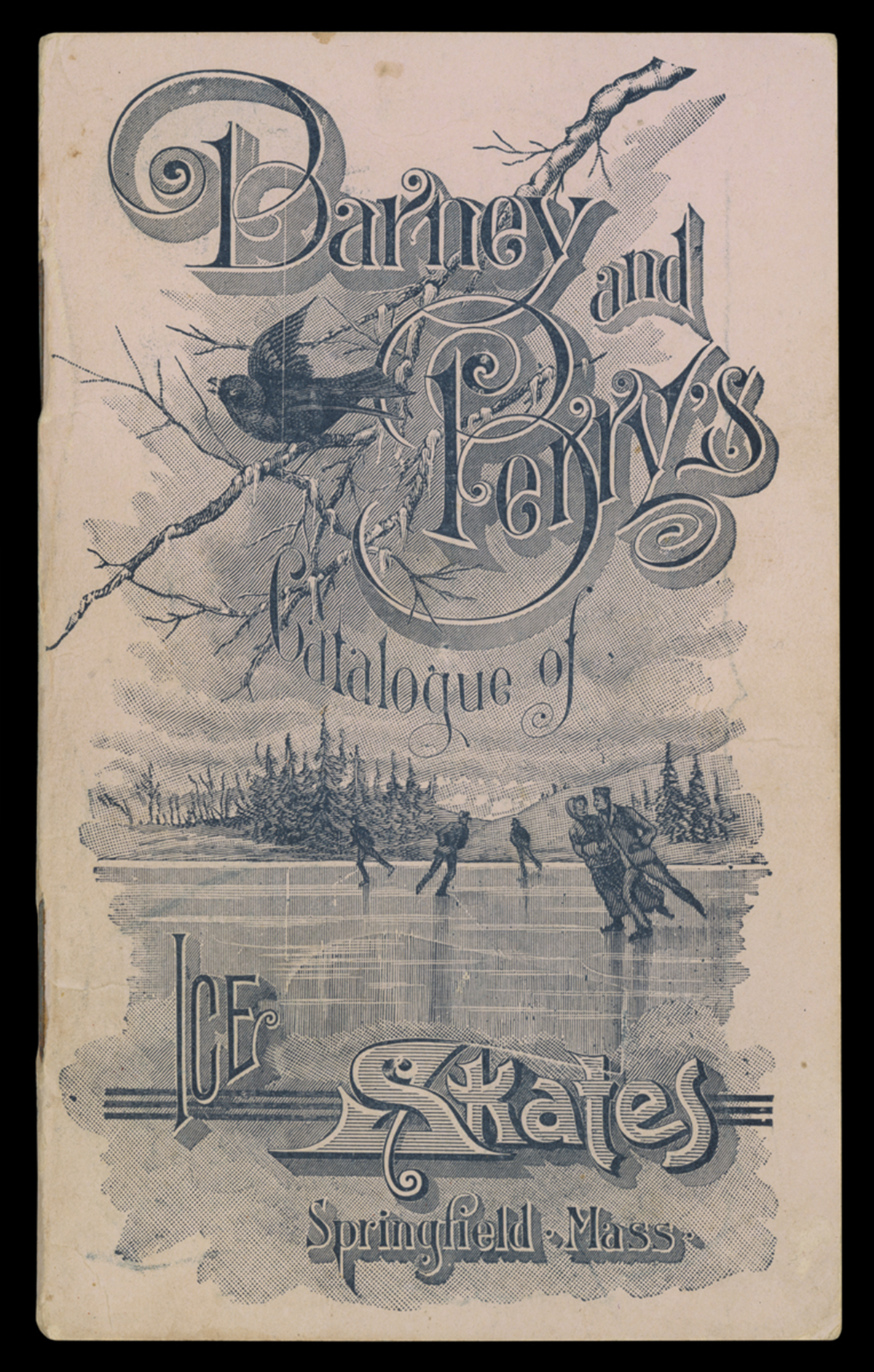 Barney & Berry was one of the top innovators and manufacturers of ice skates. Hardware, sporting goods, and toy stores could choose models and styles from this 1894-1895 wholesale catalog to sell to customers.